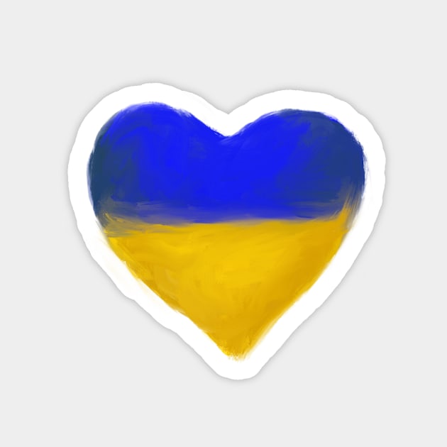 Love For Ukraine Sticker by missdebi27